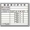 建設業許可 標識