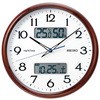 丸形ハイブリッド電波掛時計(温度・湿度表示付き) セイコー(SEIKO)