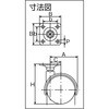 TPW-40 プレート式双輪キャスター(ナイロン車輪) TRUSCO 52425188