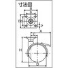 TPWS-40 プレート式双輪キャスター(ナイロン車輪) TRUSCO 52425206