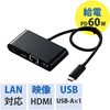 DST-C09WH USB�n�u �h�b�L���O�X�e�[�V���� PD�Ή� Type-C�ڑ� USB3.0 HDMI LAN �R���p�N�g �y�� �P�[�u�����t�� �}���`�n�u �G���R�� 52493413