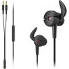 ヘッドホン ヘッドセット マイク付き 有線 Φ3.5mm4極ミニプラグ 耳栓型タイプ 無指向性 【PS5/PS4/Nintendo Switch/Nintendo Switch Lite】対応 ゲーミング 高音質 ブラック エレコム