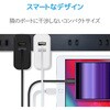 MPA-ACU05BK 充電器 USB-A×2ポート おまかせ充電 最大12W 同時充電 スマホ iPhone Android エレコム 52506589