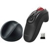 トラックボールマウス ワイヤレス 無線 USB 10ボタン ハンディタイプ 静音 メディアコントロールボタン スタンド付き エレコム