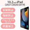 TB-A19RFLBLN iPad 10.2インチ 第9/8/7世代 (2021/2020/2019年) フィルム ブルーライトカット 反射防止 指紋防止 気泡防止 エレコム 52509583