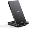 W-QS05BK ワイヤレス充電器 スマホ充電器 iPhone充電器 Qi 規格対応 スタンド 縦置き 横置き 5W microB 1mケーブル付 エレコム 52510755