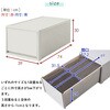 STRC-74L-2(LGY/LGY) 収納ボックス 奥行74cm 2個/3個/4個組 be worth style(ビーワーススタイル) 52512873