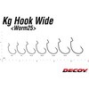#2/0 DECOY WORM HOOK Kg Hook Wide(LtbNCh) [25 JcC` 52564629