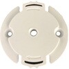 監視カメラマウント用台座ABS46mm【白】 bitstrong