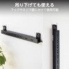 ECT-0102BK 電源タップ 延長コード 10個口 2P 雷ガード ほこり防止シャッター 固定 吊り下げ コンセント エレコム 52596165
