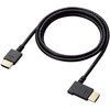 HDMI ケーブル HIGH SPEED with Ethernet L字 左向き 4K 30Hz やわらか RoHS指令準拠 エレコム