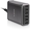 スマートフォン・タブレット用AC充電器 USB-A6ポート(オマカセ充電) 電源ケーブル1.5m エレコム