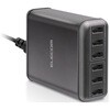 スマートフォン・タブレット用AC充電器 USB-A6ポート(オマカセ充電) 電源ケーブル1.5m エレコム