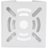 監視・ドームカメラポールマウントブラケット固定スタンド取り付け金具108x105mm【白】 bitstrong