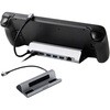 DST-W04 ドッキングステーション 6in1 Steam Deck(TM) スタンド型 PD対応 100W  【Type-Cx1 USB-Ax3 HDMIx1 LANx1】 エレコム 52673016