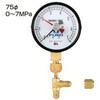 75Φ設置針式圧力計たて型チーズアダプタ付 A-Gas Japan(FUSO)