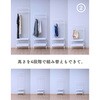 LTH-2BH(BK) バスケットトローリー ハンガーラック キャスター付き レギュラー/スリム YAMAZEN(山善) 52977480