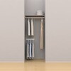 ノエル3 間口1M 奥行450/600mm パイプ+フックハンガープラン 南海プライウッド