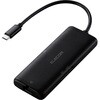DST-W02 ドッキングステーション 7in1 イーサネット対応 Type-C/USB-A x2/HDMI/SD/microSD/LANポート入力 エレコム 53039116