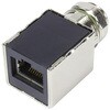 アダプタ M12-RJ45 ジャック 8POS CAT6A ハーティング