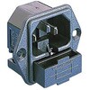 PF0001/28 コネクタ 電源 エントリー RCPT 10A 250V BULGIN 53053387