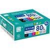 リサイクルインクカートリッジ EPSON IC6CL80L対応 エコリカ