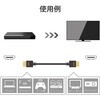 ECDH-HD14SS10BK HDMIケーブル 4K 金メッキ (タイプA・19ピン - タイプA・19ピン) スーパースリム HEC ARC対応 エレコム 53082866