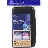 Blu-ray&CD&DVD対応ブックタイプケース セミハードタイプ 96枚収納 オーム電機