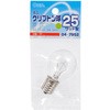 ミニクリプトン球 S35E17 22W オーム電機