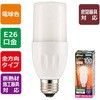 LED電球 T形 E26 13W オーム電機