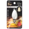 LED C7E12 0．5W オーム電機