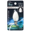 LED C7E12 0．5W オーム電機
