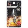 LED C7E12 0．5W オーム電機