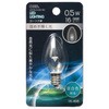 LED C7E12 0．5W オーム電機