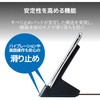W-QS06BK ワイヤレス充電器 スマホ充電器 iPhone充電器 Qi 規格対応 スタンド 縦置き 横置き 5W/10W microB エレコム 53475346