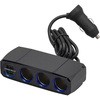 3連セパレートソケット 2リバーシブルUSB自動判定 4.8A カシムラ