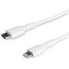 高耐久Lightning - USB-Cケーブル/アラミド繊維補強/iPhone 12、iPad対応/Apple MFi認証/アップルライトニング - USB Type-C充電同期ケーブル StarTech.com