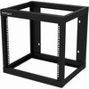 9U ウォールマウント対応サーバーラック オープンフレーム 奥行き43.2cm StarTech.com
