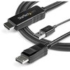 HDMI - DisplayPort変換ケーブル 3m USBバスパワー対応 4K/30Hz HDMIからDiplayPortに変換するアクティブコンバータ StarTech.com
