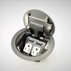 プラグ収納シルバーメタリック TERADA(寺田電機製作所)