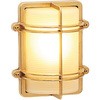 真鍮ブラケットランプ(泡入りガラス&LEDランプ)BR1784 BU LE 軒下用 防 