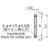 連動安全装置用角棒(全長1070) TAKIGEN(タキゲン)