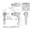 オーブン用密閉リフトハンドル(トリガー付) TAKIGEN(タキゲン)