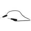 Hirschmann Test & Measurement テストリード線 60V dc， 黒， 25cm(973594100) Hirschmann Test & Measurement