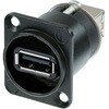 NAUSB-W-B Neutrik(�m�C�g���b�N) USB�R�l�N�^ ���Z�v�^�N�� �u���b�N NEUTRIK 54592294