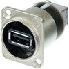 Neutrik(ノイトリック) USBコネクタ レセプタクル シルバー NEUTRIK