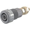 マルチコンタクト バナナプラグ 真鍮 38.5mm グレー MULTI-CONTACT