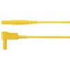 Schutzinger テストリード線 1kV， 黄， 50cm Schutzinger