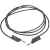 Hirschmann Test & Measurement テストリード線 60V dc， 黒， 2m(934066100) Hirschmann Test & Measurement