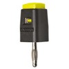 Yellow quick release terminal， 4mm plug(SDK 502 / GE) Schutzinger